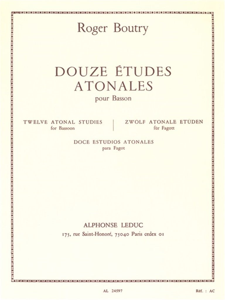 12 Etudes Atonales